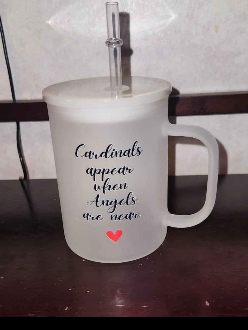 Red Bird Handmade Cup